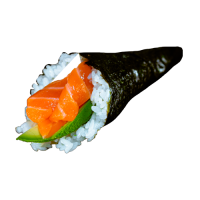 Temaki Salmón con Aguacate